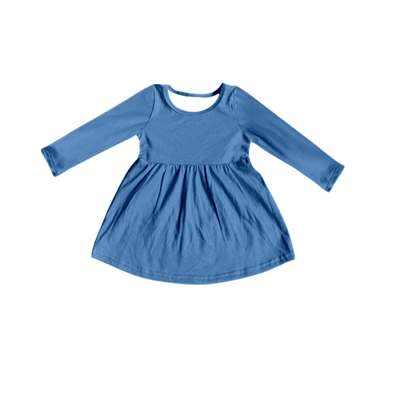 Toddle baby girl long sleeve blue top preorder
