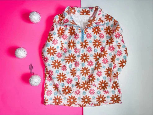 Flower Girls Long Sleeve Pullover Top Preorder