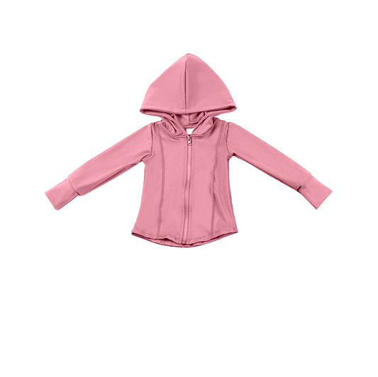 Baby Girls Pink Active Wear Long Sleeve Hoodie Top Preorder