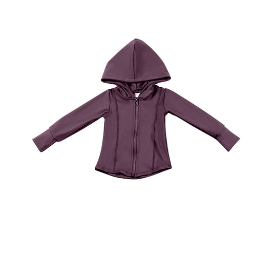 Baby Girls Brown Active Wear Long Sleeve Hoodie Top Preorder