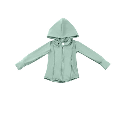 Baby Girls Light Green Active Wear Long Sleeve Hoodie Top Preorder