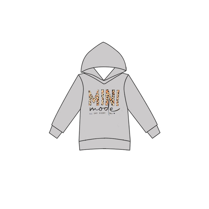 Mini mode girl long sleeve hoodie top Preorder