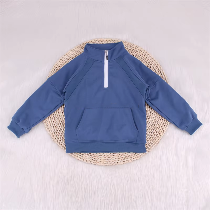 Baby Girls Blue Active Wear Long Sleeve Top Preorder