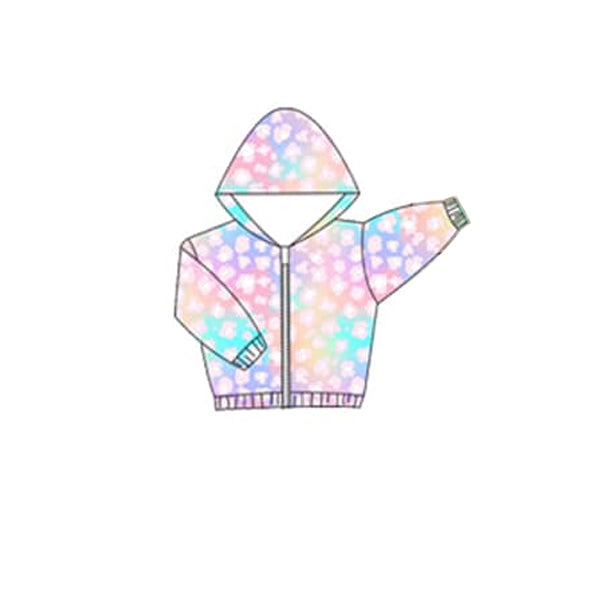 Baby girls colorful  Long Sleeve Hoodie Pullover Preorder