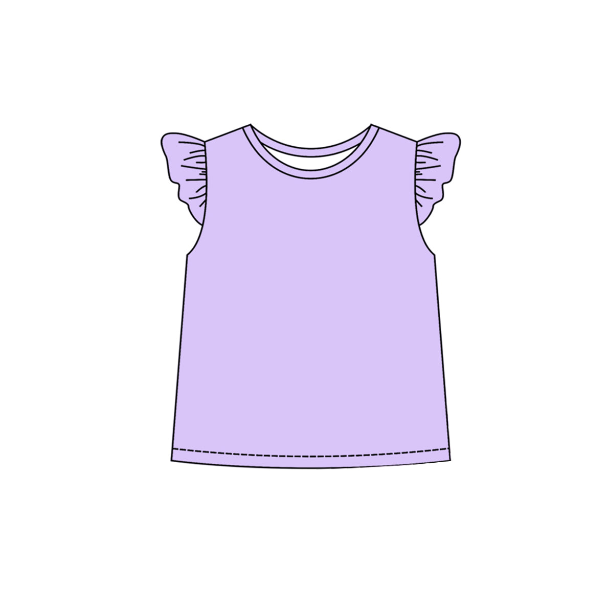 Lavender color girls summer shirt preorder
