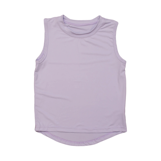 Baby Girls Lavender Active Wear Yoga Tank Top Preorder