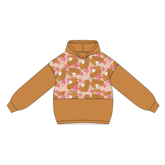 Baby Girl Long Sleeve Thanksgiving Hoodie Top Preorder