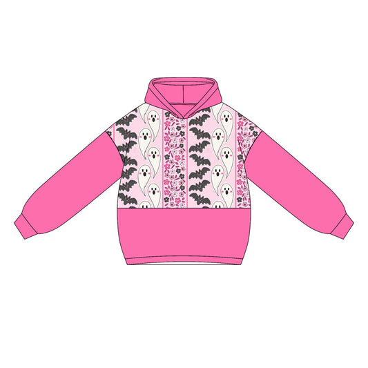 Baby Girl Long Sleeve Halloween Ghost Hoodie Top Preorder