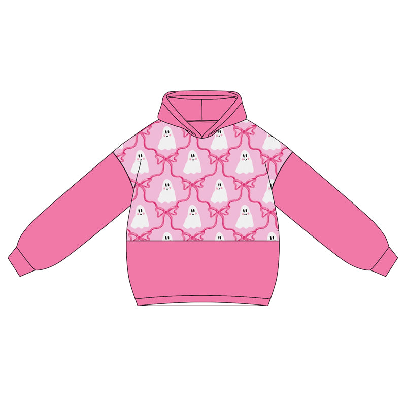 Baby Girl Long Sleeve Halloween Ghost Hoodie Top Preorder