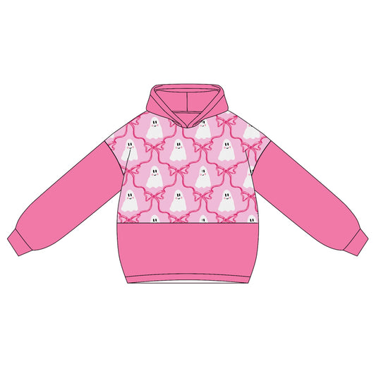 Baby Girl Long Sleeve Halloween Ghost Hoodie Top Preorder