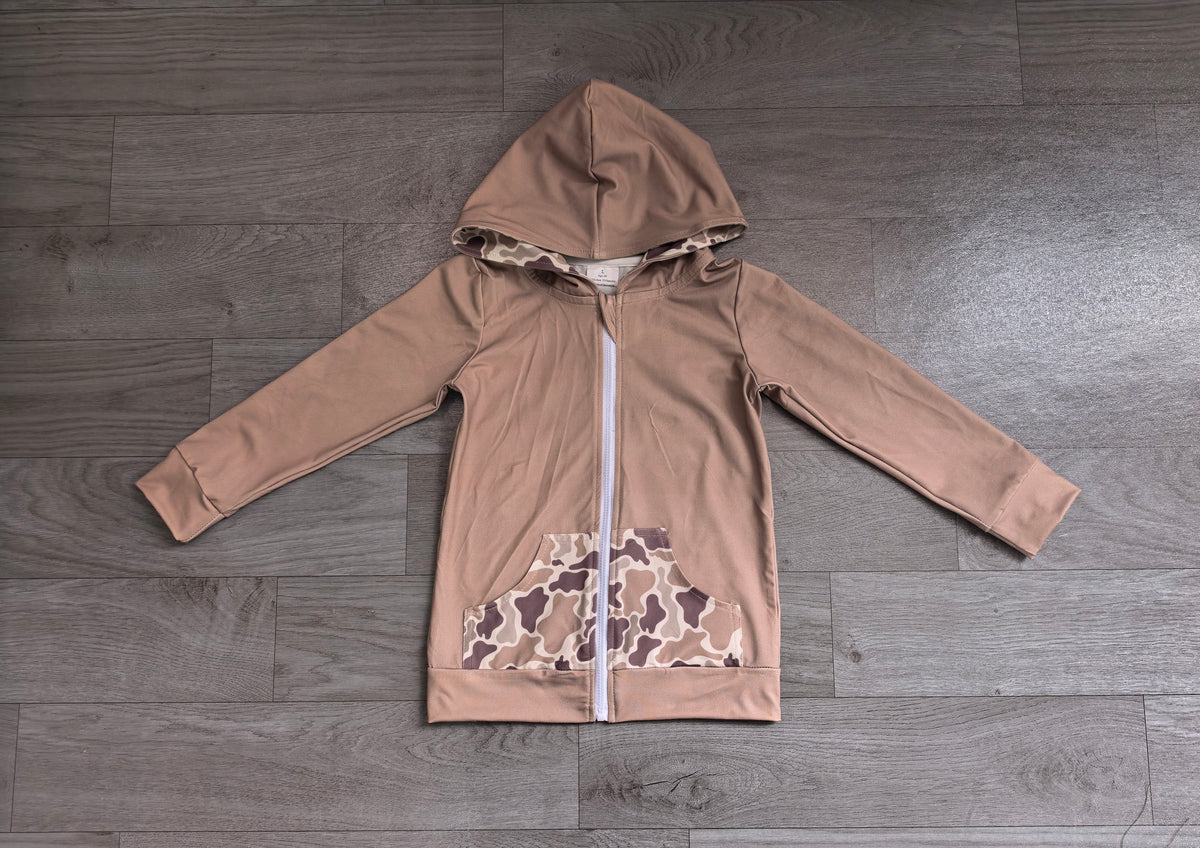 Baby girl Camo deer design long sleeve hoodie top preorder
