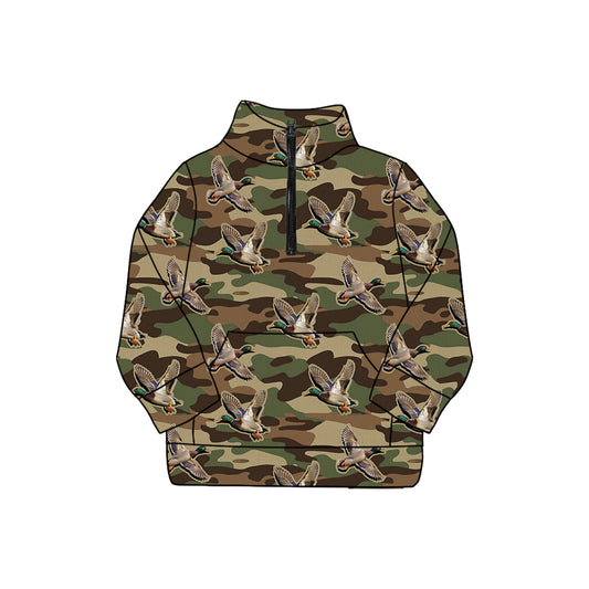 Adult women duck camo long sleeve pullover preorder