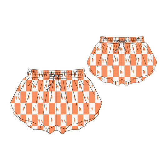 Mommy and Me easter carrot design summer shorts