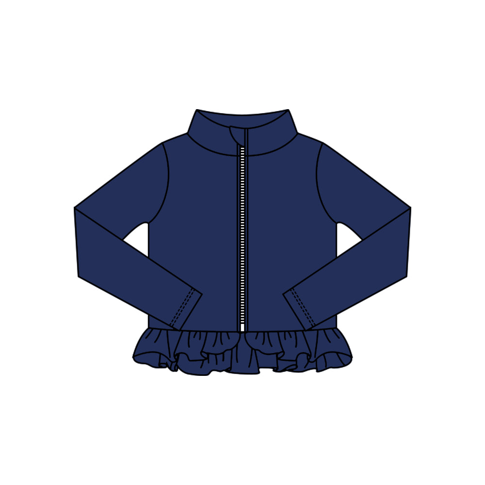Girls blue design yoga t-shirt top preorder