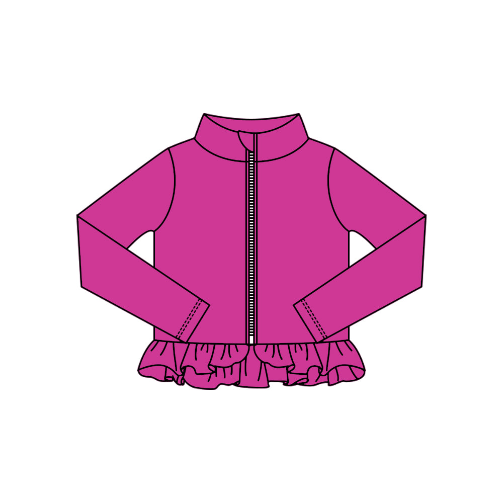 Girls purple design yoga t-shirt top preorder