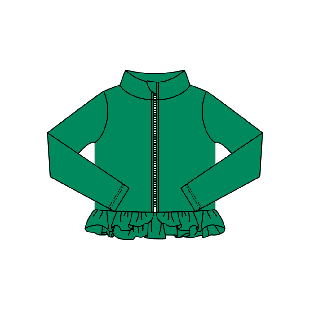 Girls green design yoga t-shirt top preorder