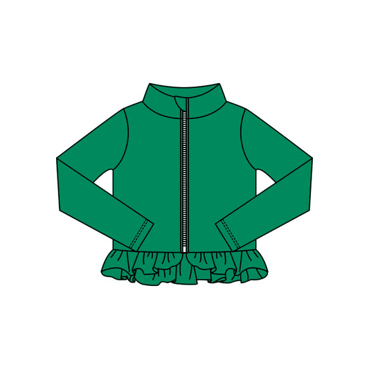 Girls green design yoga t-shirt top preorder