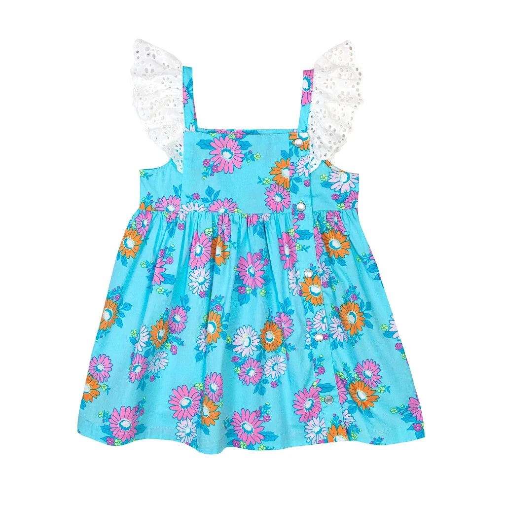 Girls flowers print top preorder