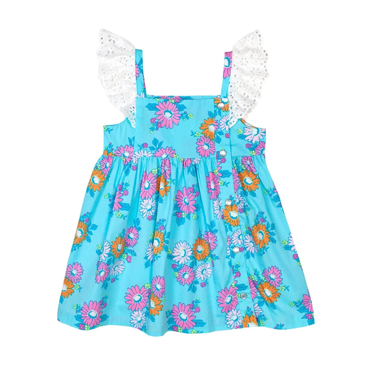 Girls flowers print top preorder