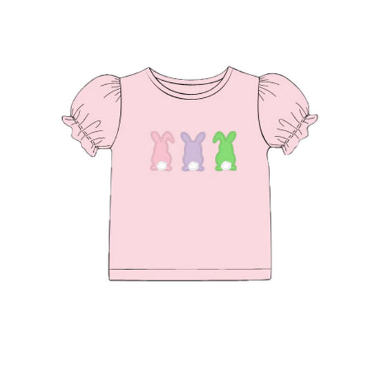 Easter bunny kids short sleeve top preorder