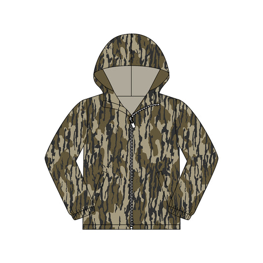Adult women camo long sleeve hoodie top preorder