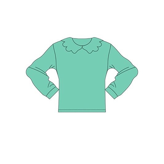 Girls green color long sleeve yoga  top preorder