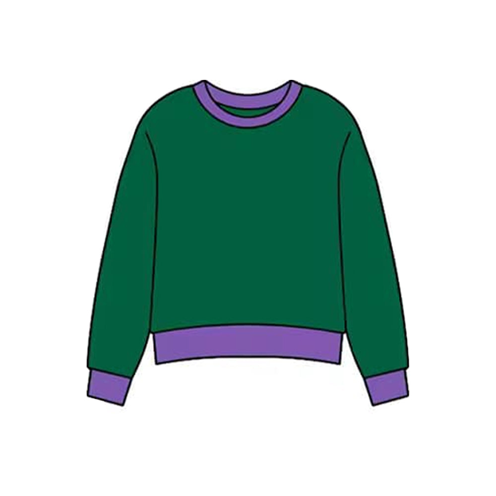 Mardi Gras kids long sleeve top preorder