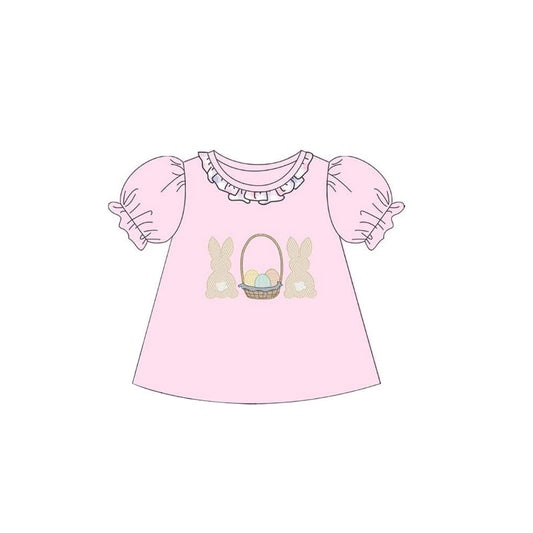 Easter bunny girls short sleeve t-shirt top preorder