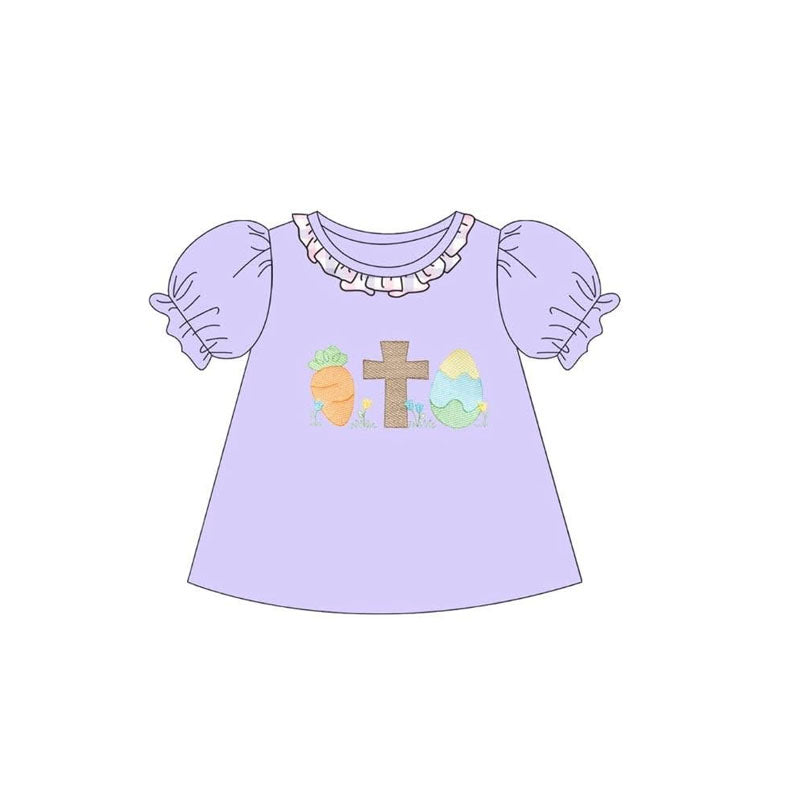 Easter cross girls short sleeve t-shirt top preorder