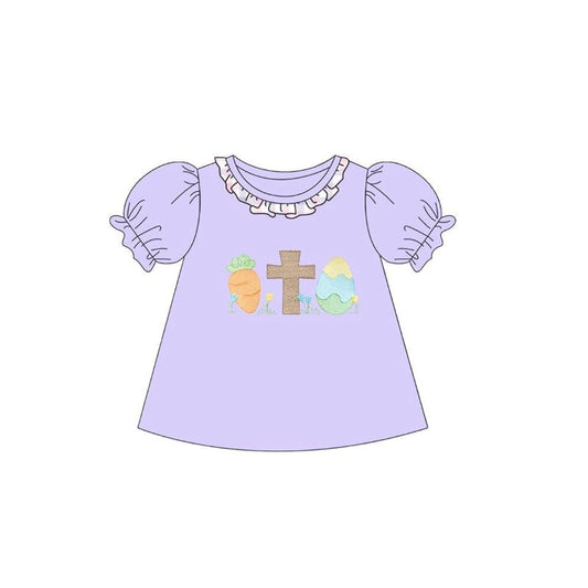 Easter cross girls short sleeve t-shirt top preorder