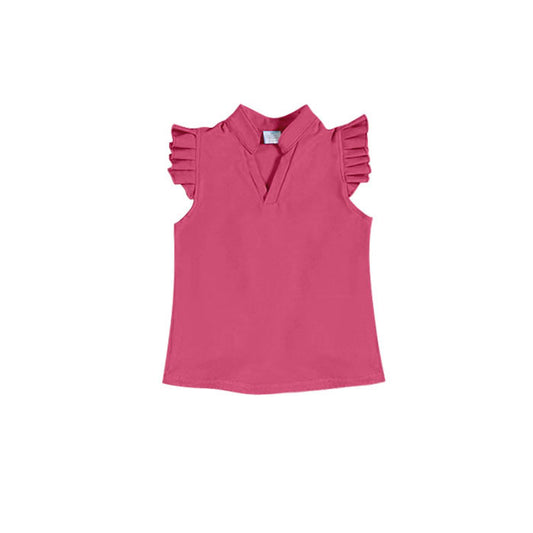 Hot Pink color girls yoga tank top preorder