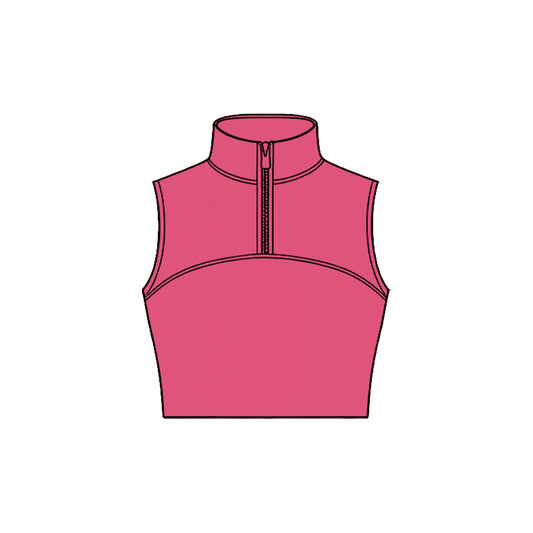 Hot Pink color girls yoga tank top preorder