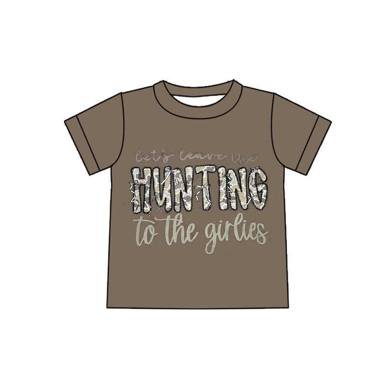 Adult women huntings season short sleeve top preorder