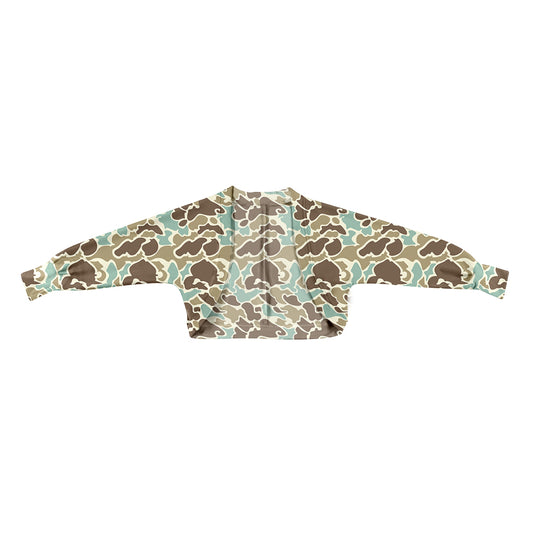 Green camo girls yoga coat preorder
