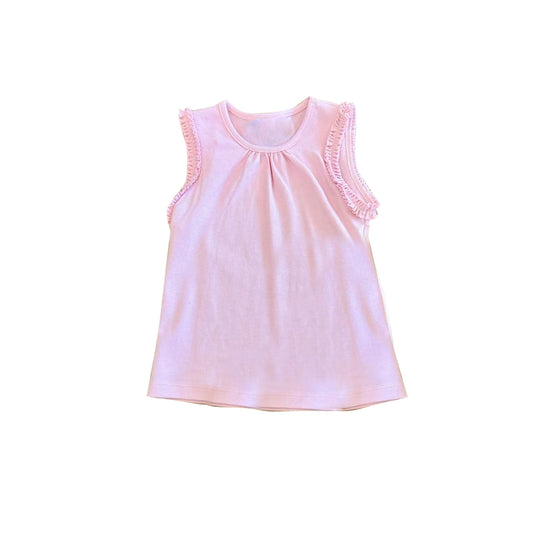 Pink color girls summer t-shirt top preorder