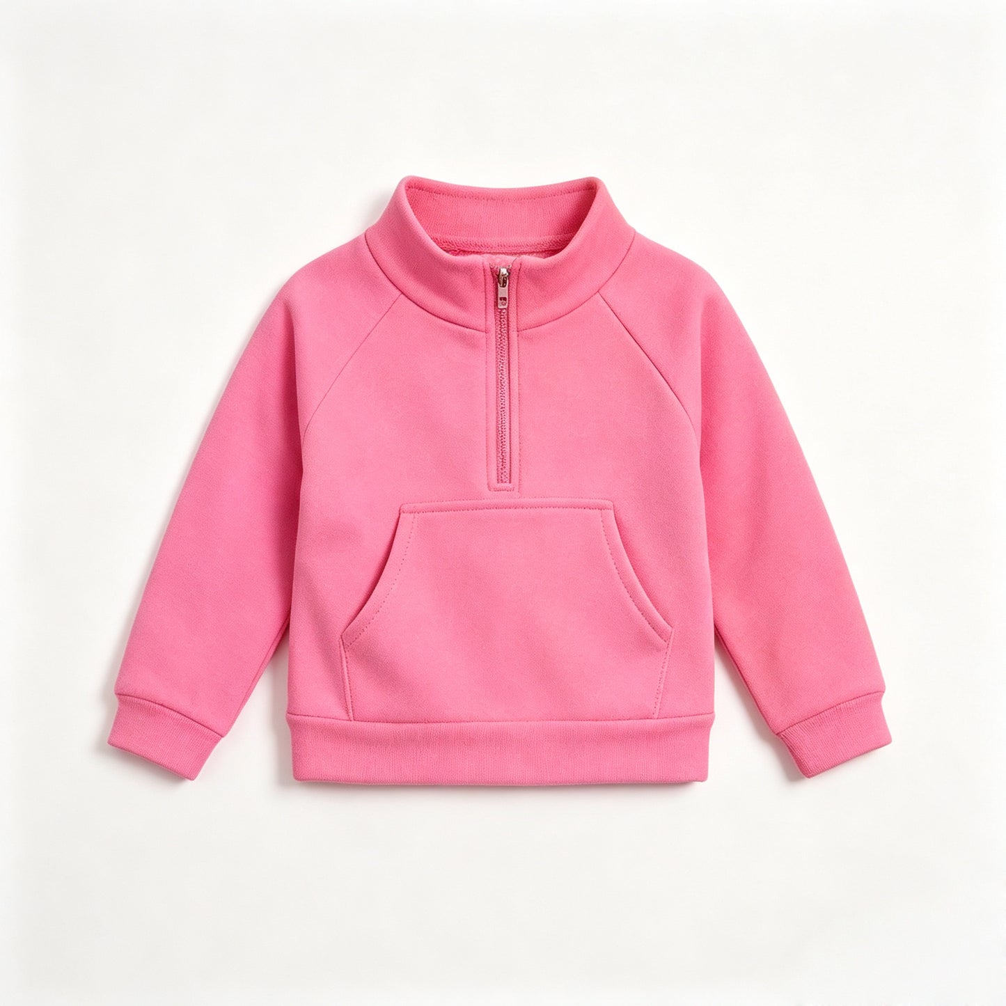 Pink color kids girl long sleeve pullover top preorder