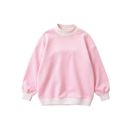 Adult women pink long sleeve spring fall top preorder