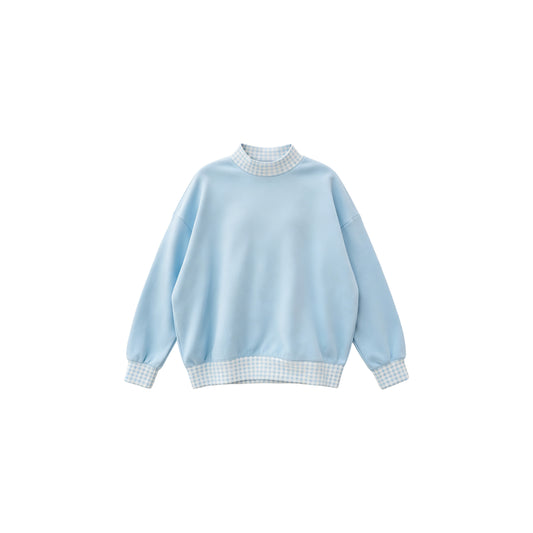 Blue color kids girl long sleeve top preorder