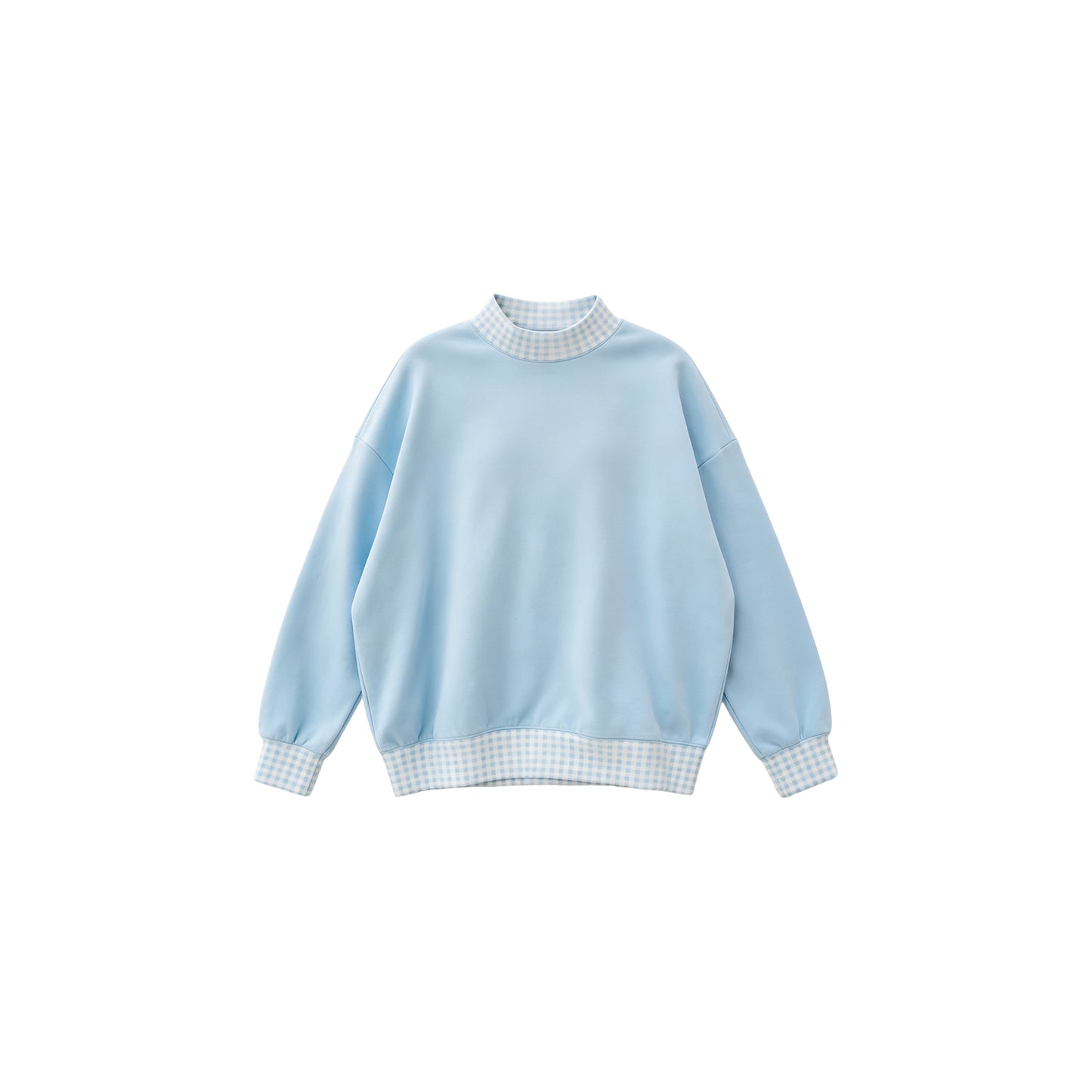 Blue color kids girls  long sleeve pullover  top preorder