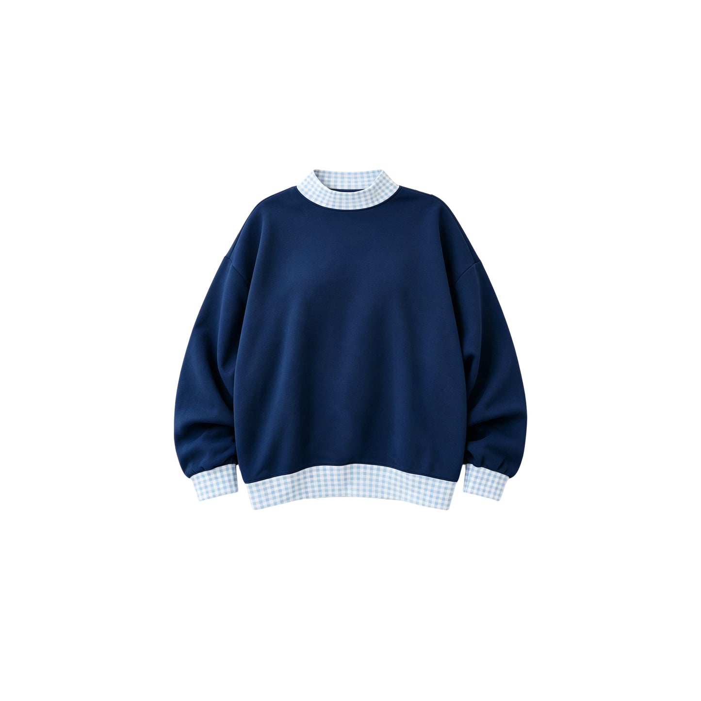 Navy color kids girls  long sleeve pullover  top preorder