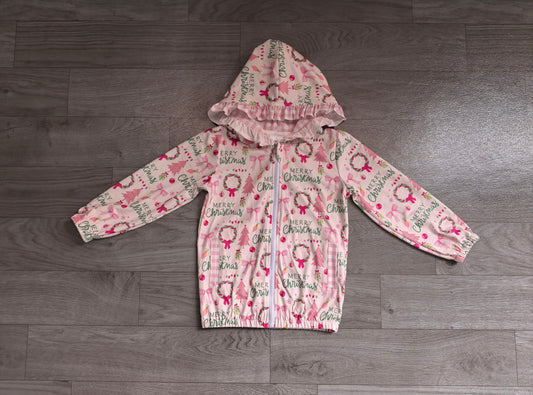 Merry christmas print kids girls long sleeve  hoodie top preorder