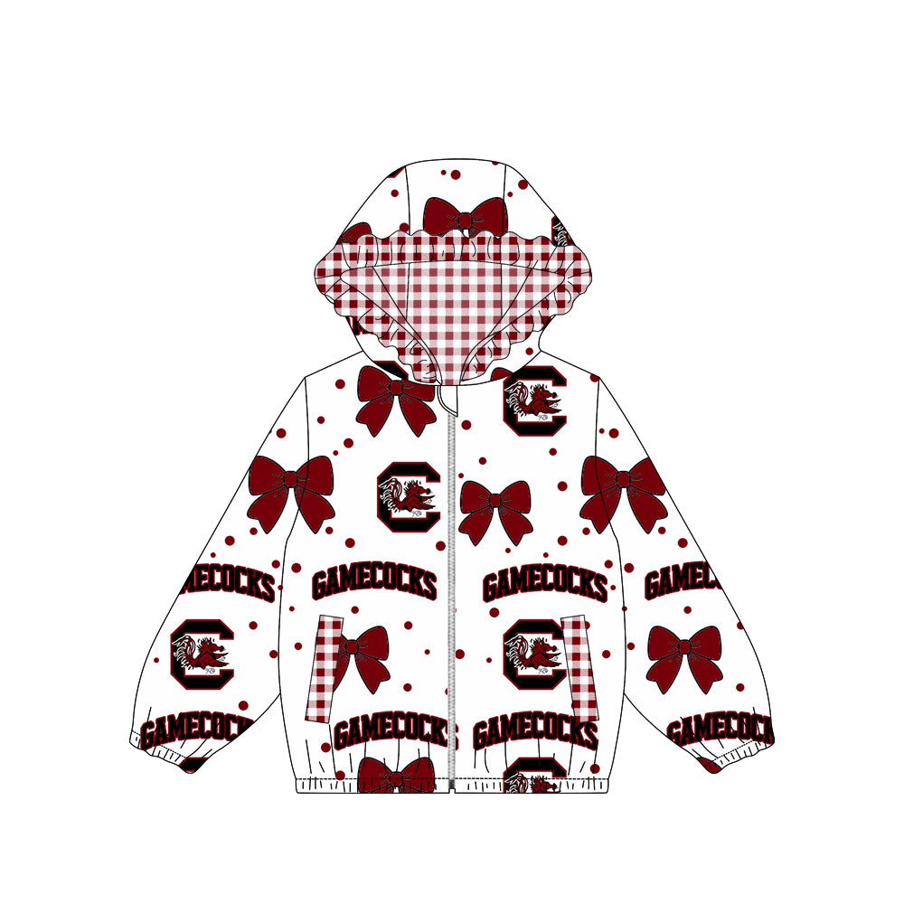Gamecocks team print kids girls long sleeve  hoodie top preorder