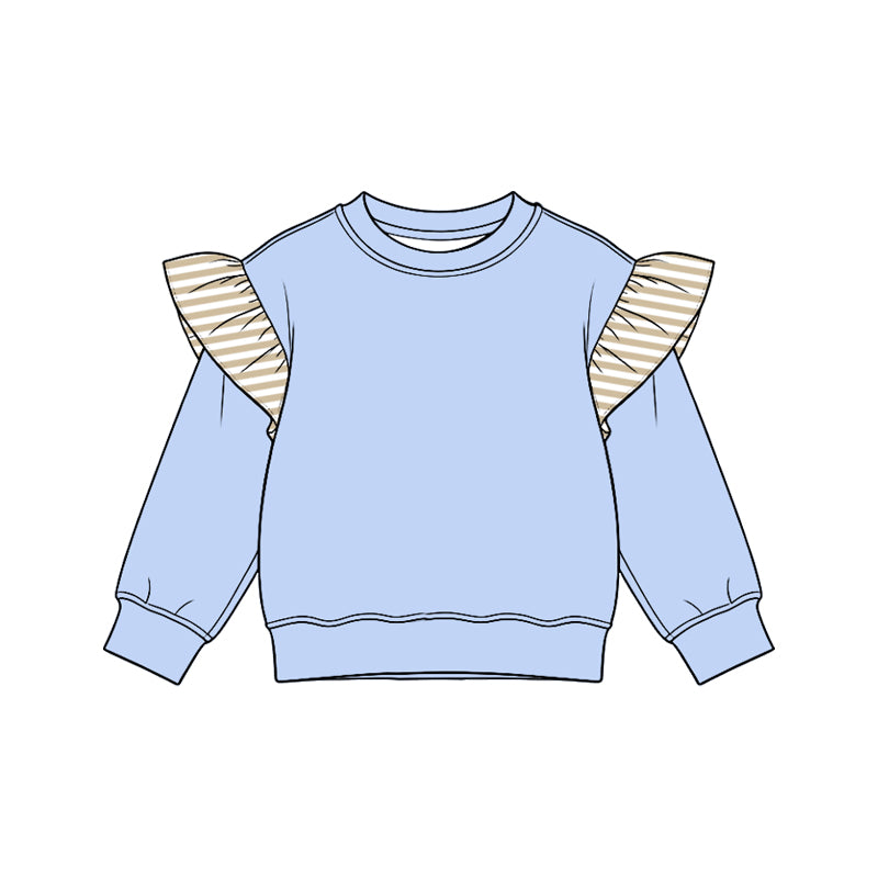 Blue color girls long sleeve top preorder