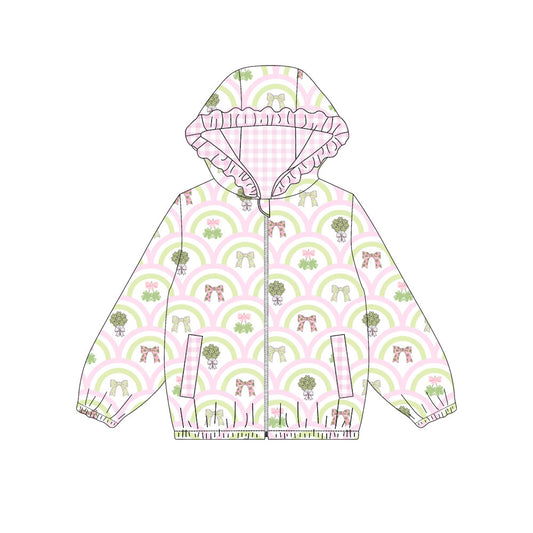 Saint Patrick's Day print girls long sleeve hoodie top preorder