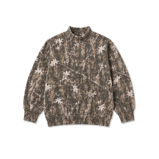 Camo print kids girl long sleeve top preorder