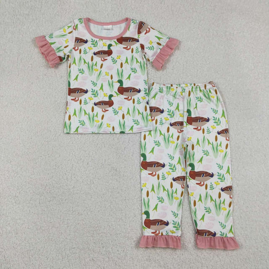 mallard duck floral clothing set