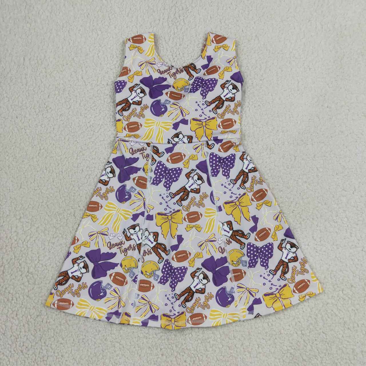 Toddle girls tiger team design yoga dress