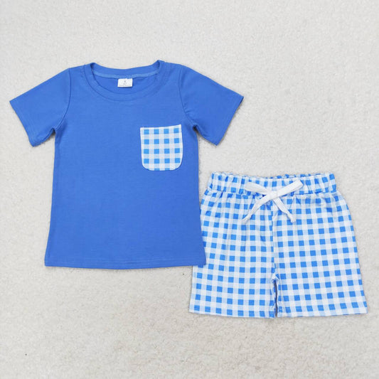 blue pliad baby boy summer clothes