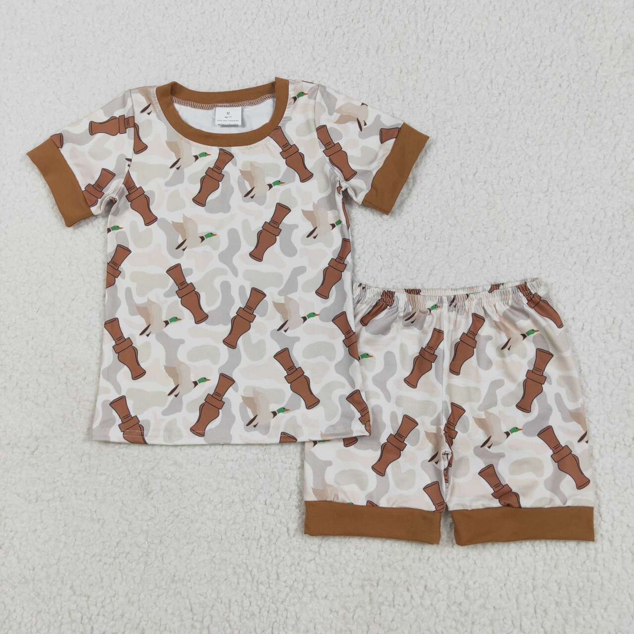 Camo duck call baby boy summer clothes