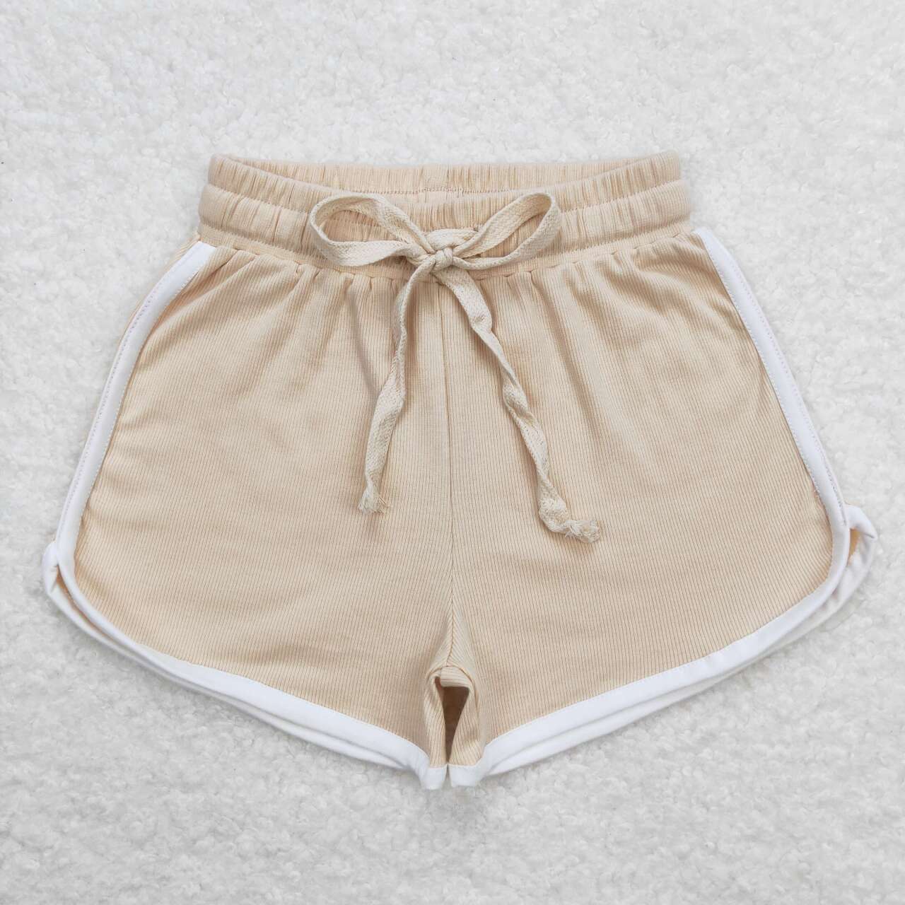 toddle girls light brown summer boutique shorts